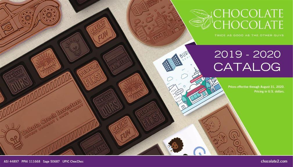 Chocolate Chocolate 2019-2020 Catalog