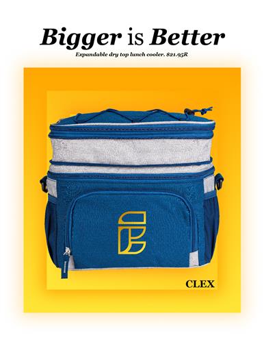 Bigger is better Expandable lunch coolers make packing lunch a breeze