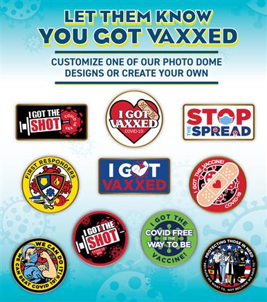 Got Vaxxed Let them know with lapel pins