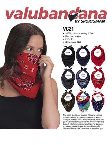 Fashionable Adjustable and Breathable Valubandana by Sportsm
