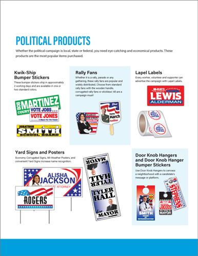 Make political campaign sales easy